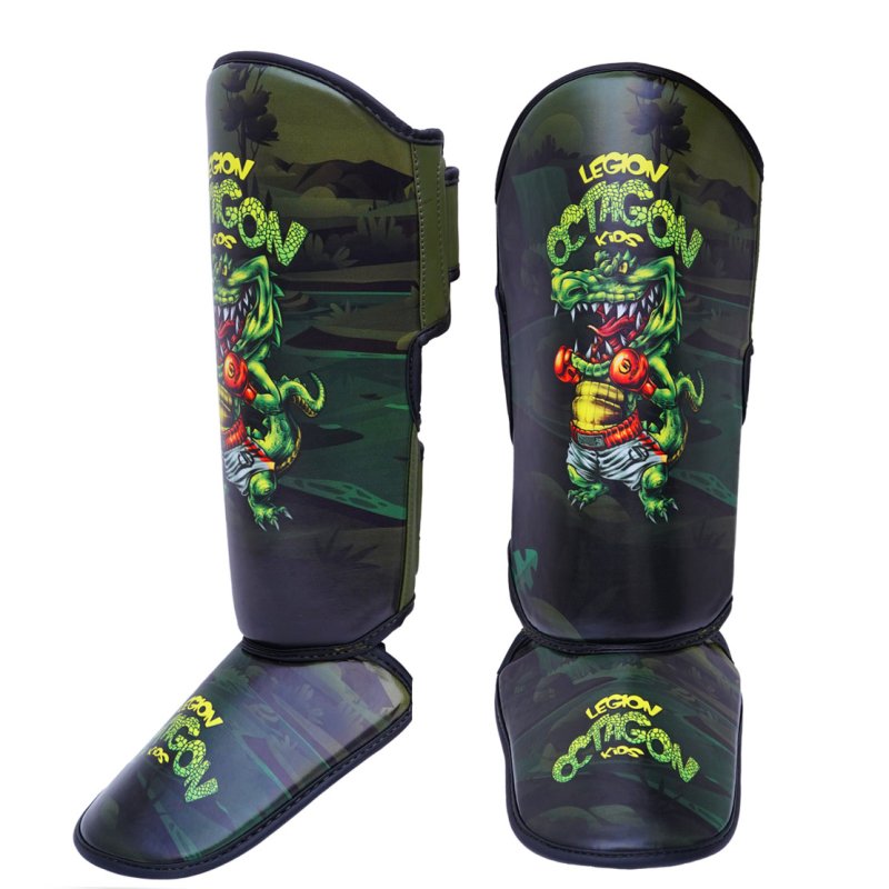 Legion Octagon Kids Shin Guards “CROCODILE” 🐊🥋🧒