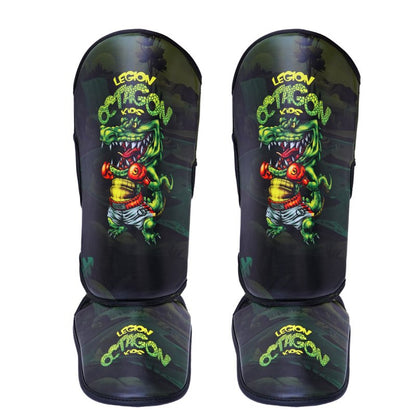Legion Octagon Kids Shin Guards “CROCODILE” 🐊🥋🧒