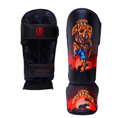 Legion Octagon Kids Shin Guards “TIGER” 🐯🥋🧒