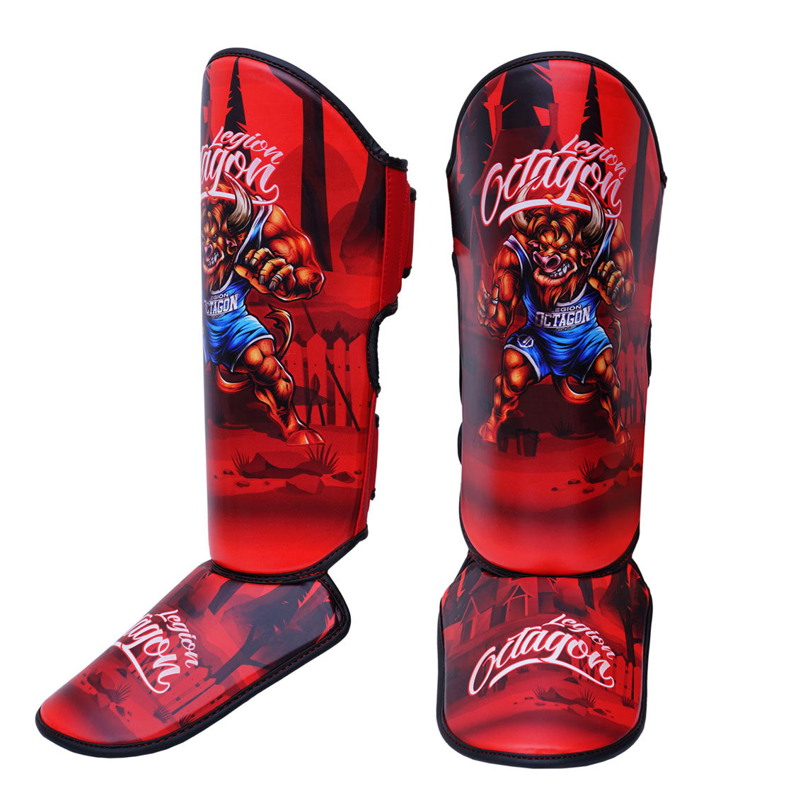 Legion Octagon Kids Shin Guards “BULL” 🐂🥋🧒