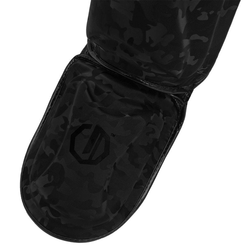 🥋🛡️ Legion Octagon Camo Black Shin & Instep Guards