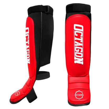 OCTAGON – Shin & Instep Guards Tornado Caption red