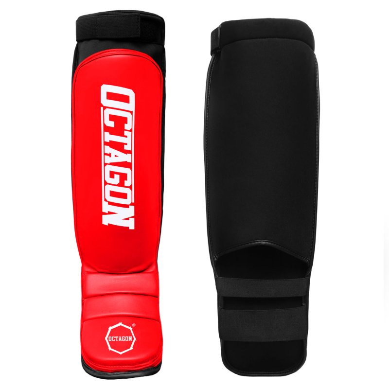 OCTAGON – Shin & Instep Guards Tornado Caption red