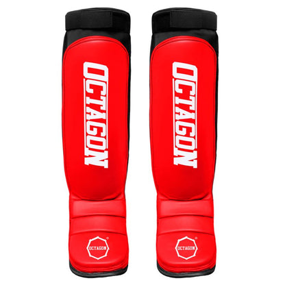 OCTAGON – Shin & Instep Guards Tornado Caption red