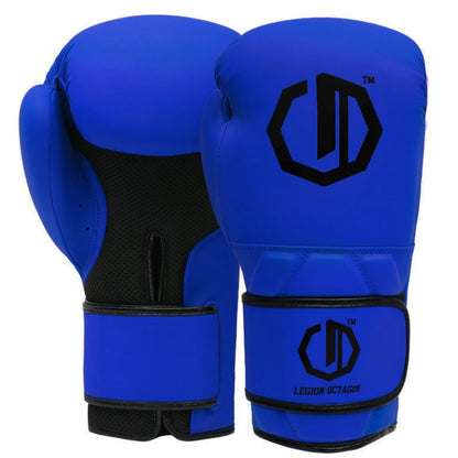 Octagon Legion Octagon “ENFORCER” Boxing Gloves Dark Blue🥊🔴🔥