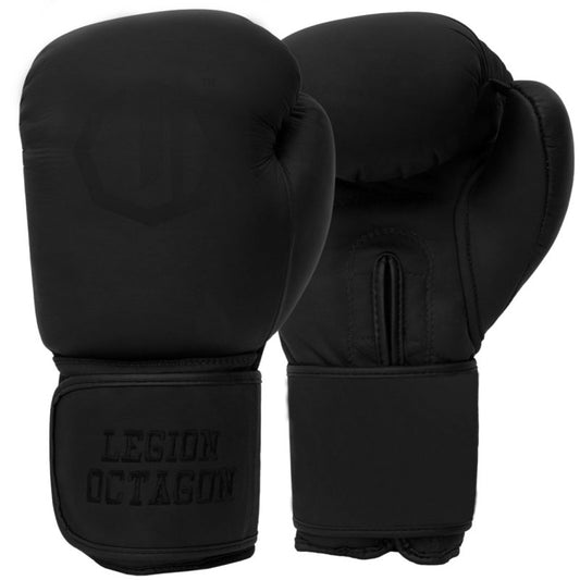 Octagon Legion Octagon “GIANT” Boxing Gloves Black/Black 🥊🖤🔥