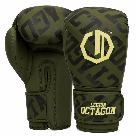 🥊🔥 Legion Octagon Eclipse Boxing Gloves Khaki