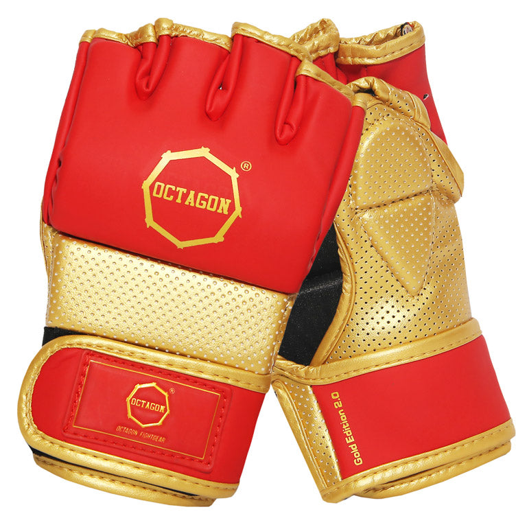 MMA GLOVES Octagon Gold Edition 2.0 Red