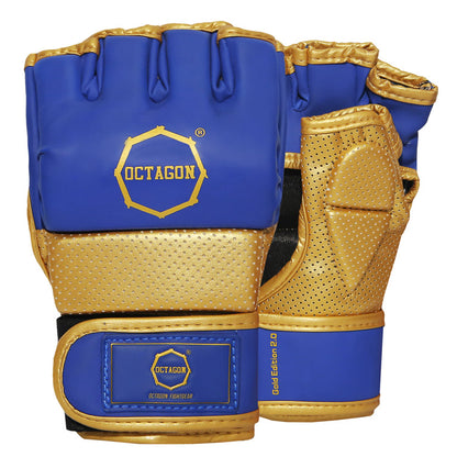MMA GLOVES Octagon Gold Edition 2.0 Blue