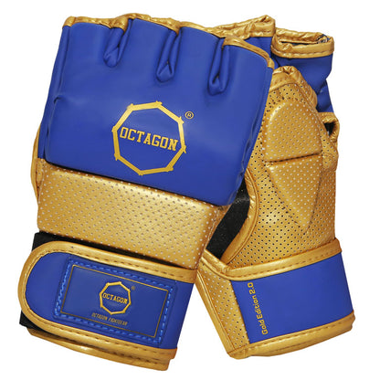 MMA GLOVES Octagon Gold Edition 2.0 Blue