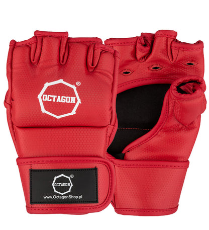 MMA GLOVES Octagon KEVLAR Red