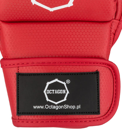 MMA GLOVES Octagon KEVLAR Red