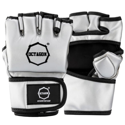 MMA GLOVES Octagon Metallic Silver