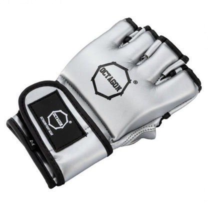 MMA GLOVES Octagon Metallic Silver