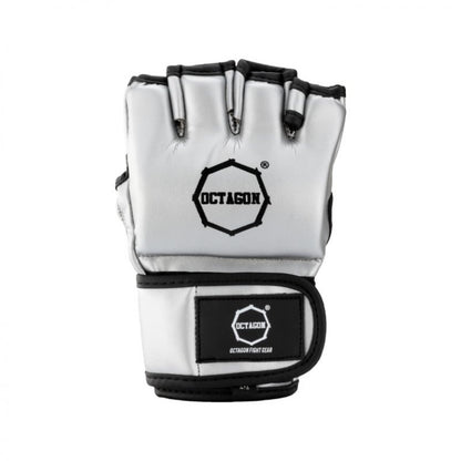 MMA GLOVES Octagon Metallic Silver