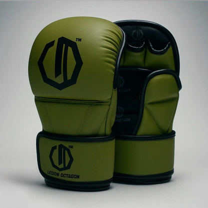 🥊🔥 Legion OCTAGON MMA Sparring Gloves “ENFORCER” Dark Green