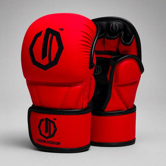 🥊🔥 Legion OCTAGON MMA Sparring Gloves “ENFORCER” Red