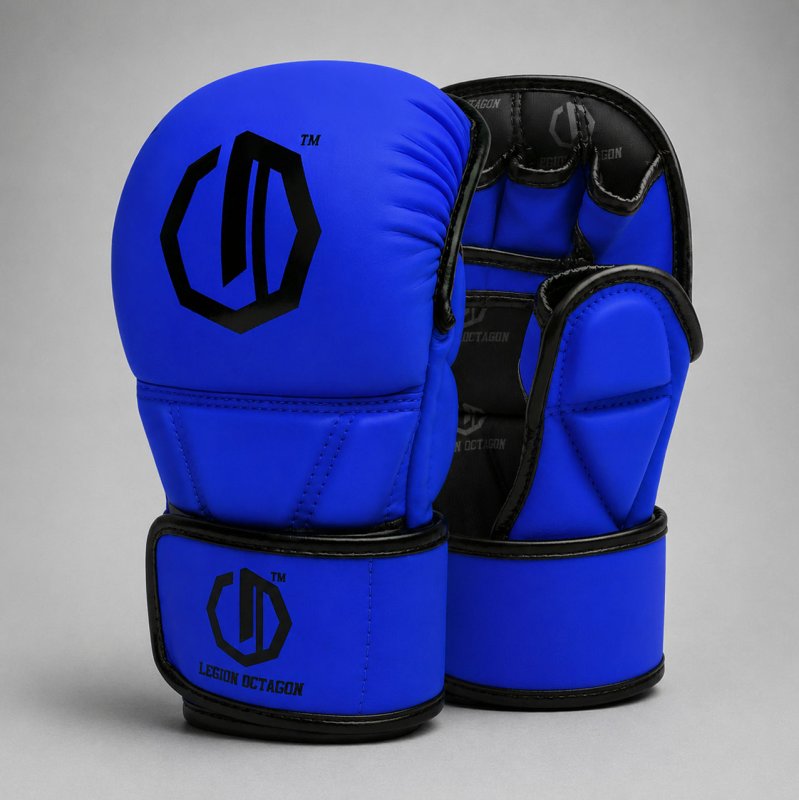 🥊🔥 Legion OCTAGON MMA Sparring Gloves “ENFORCER” Blue