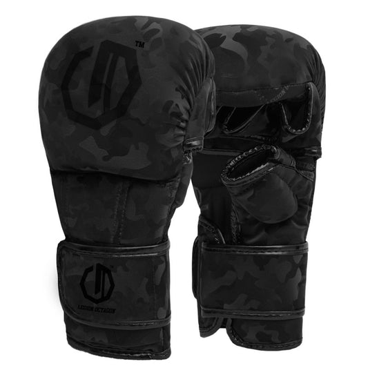 🥊🖤 Legion Octagon Camo Black MMA Gloves