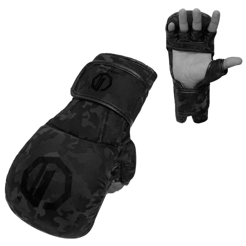 🥊🖤 Legion Octagon Camo Black MMA Gloves