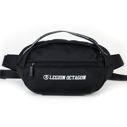 🖤🤍 Legion OCTAGON Waist Bag – Black with White Logo