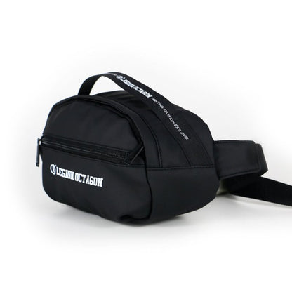🖤🤍 Legion OCTAGON Waist Bag – Black with White Logo