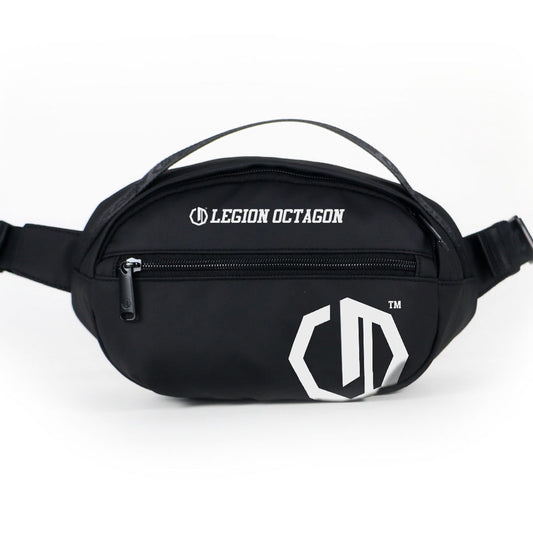 🖤🎒 Legion OCTAGON Waist Bag – Black/White