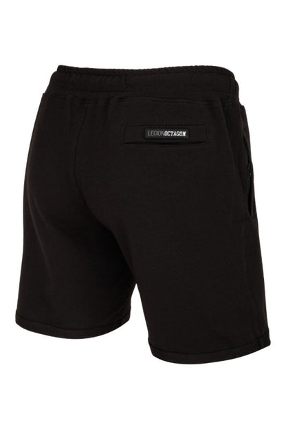 🩳🔥 OCTAGON LOGO GUMA Cotton Shorts Black