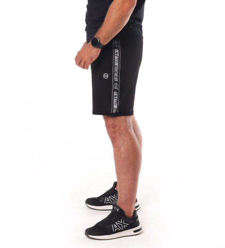 OCTAGON Stripe Cotton Shorts
