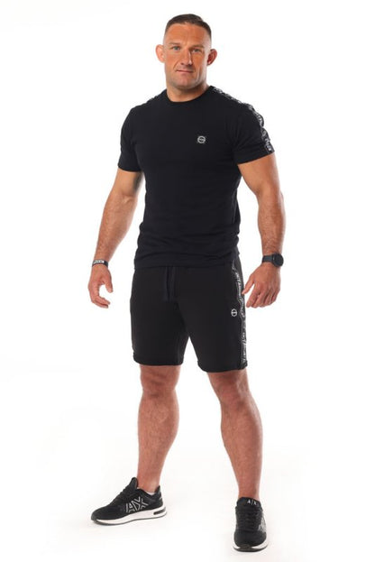 OCTAGON Stripe Cotton Shorts