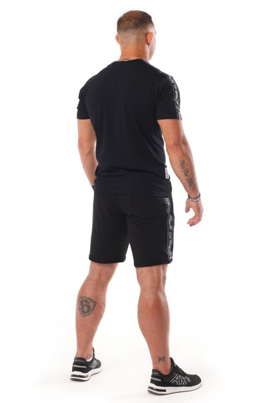 OCTAGON Stripe Cotton Shorts