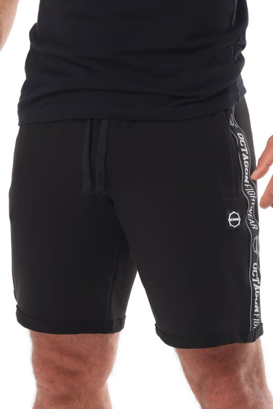 OCTAGON Stripe Cotton Shorts