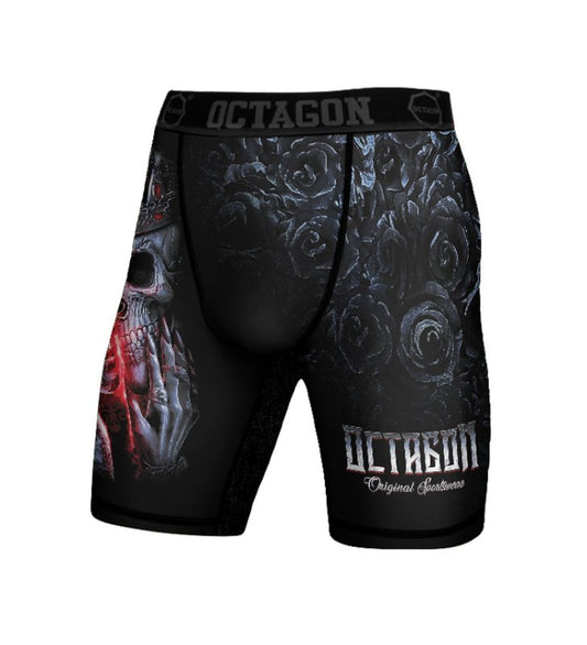 OCTAGON – Santa Muerte Compression Shorts