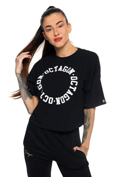 🖤👕 OCTAGON Women's RING T-Shirt – Black