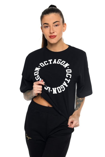 🖤👕 OCTAGON Women's RING T-Shirt – Black