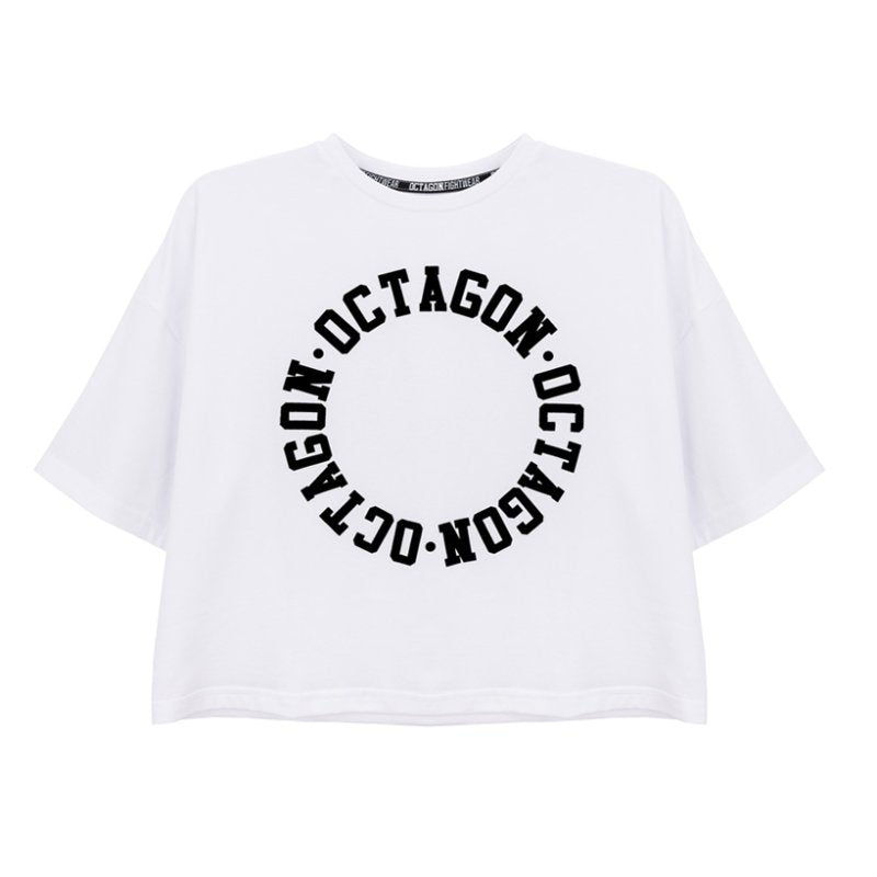 🖤👕 OCTAGON Women's RING T-Shirt – White