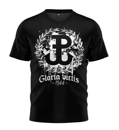 Odziez-Uliczna.pl T-Shirt “Gloria Victis PW” Black 🇵🇱🖤🔥