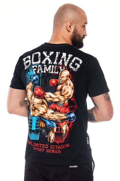 Octagon T-shirt Boxing Family black