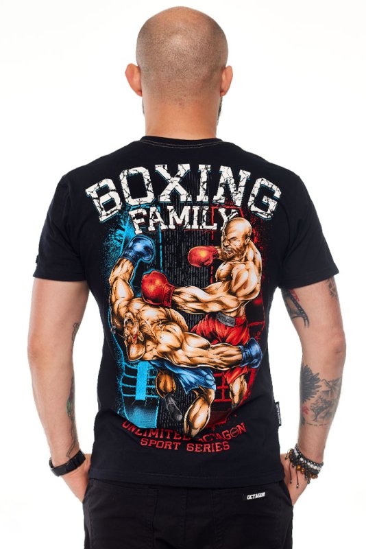 Octagon T-shirt Boxing Family black