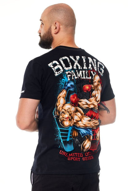 Octagon T-shirt Boxing Family black