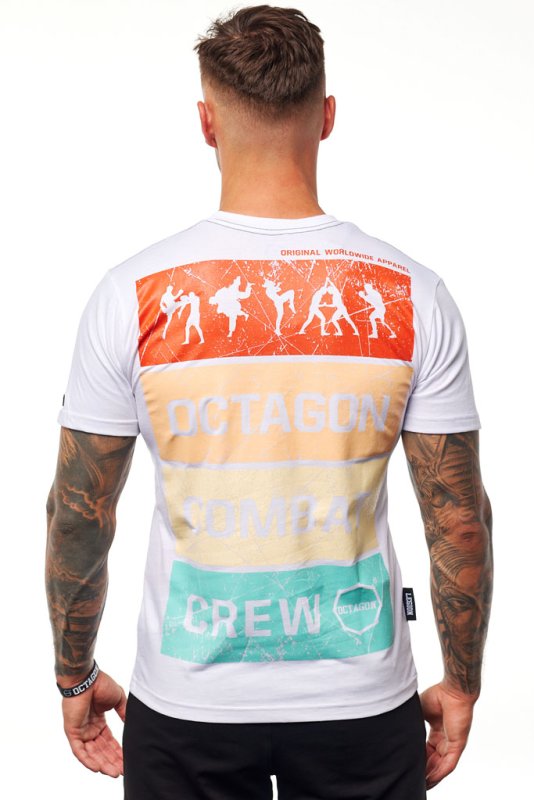 Octagon Combat Crew White T-Shirt