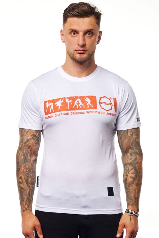 Octagon Combat Crew White T-Shirt