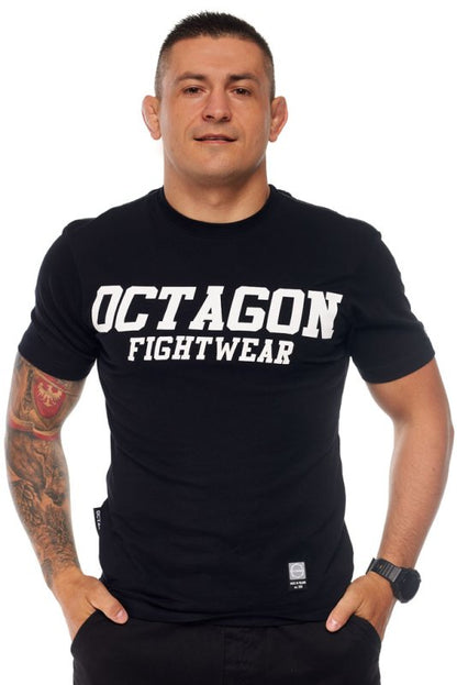 Octagon T-shirt FW Straight Black/White