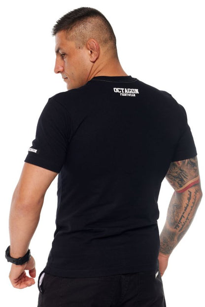 Octagon T-shirt FW Straight Black/White