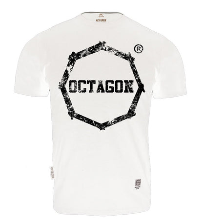 🥊 OCTAGON T-Shirt Logo Smash White