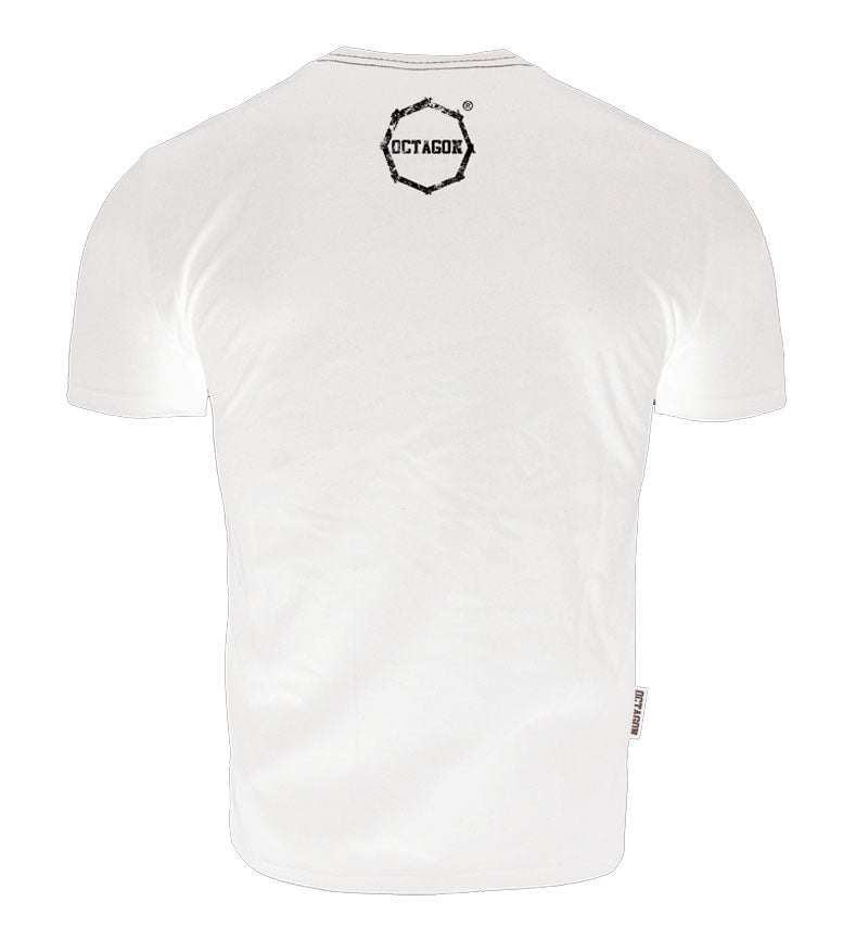 🥊 OCTAGON T-Shirt Logo Smash White