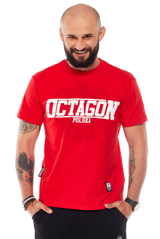 Octagon T-shirt Polska Orzeł Czerwony