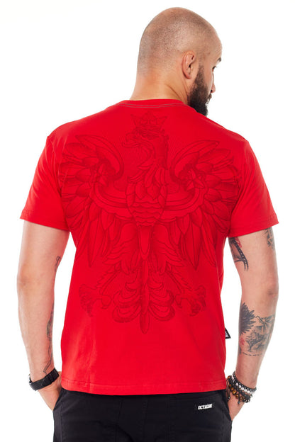 Octagon T-shirt Polska Orzeł Czerwony