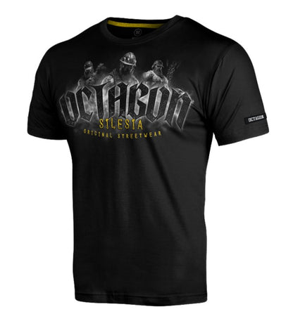 Octagon T-shirt Silesia Czorny Charakter Limited Edition Black
