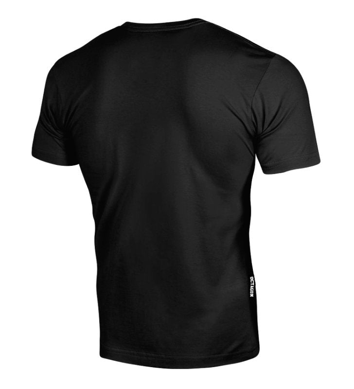 👕⚫ OCTAGON Small Logo T-Shirt – Black/Grey
